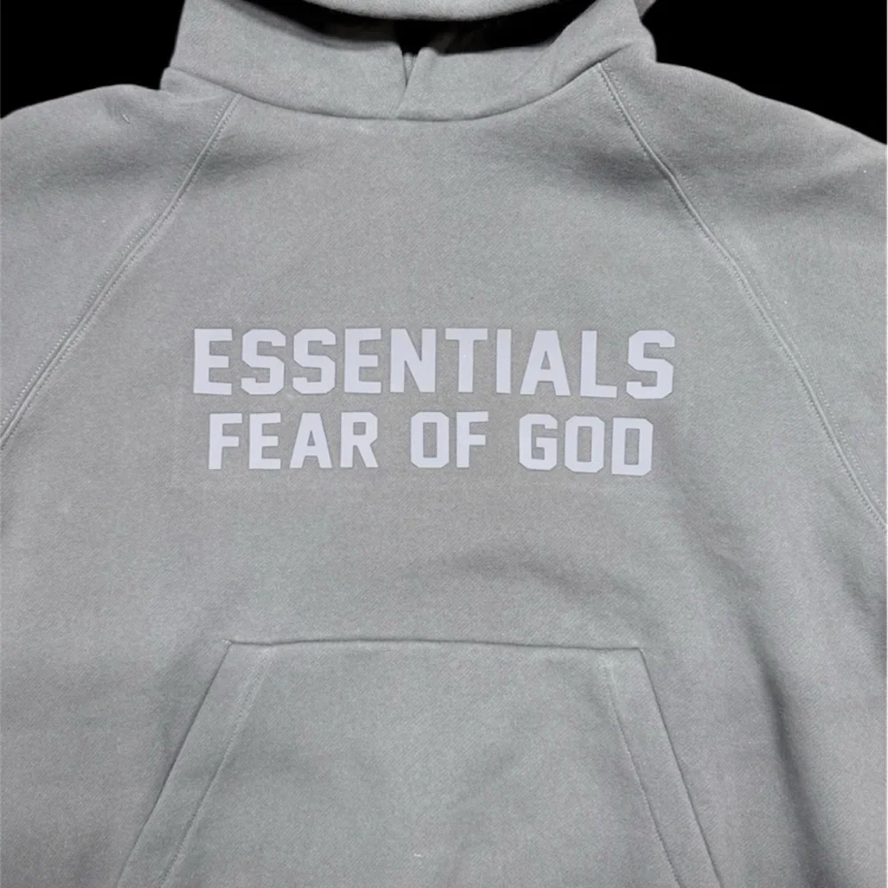 Essentials Fear of God Charcoal Off Black Hoodie – Men’s XS – New With Tags